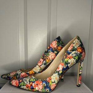 Nine West Floral Heels